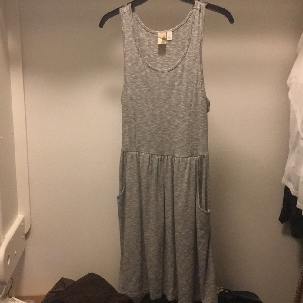 Sleeveless Black and White Striped Dress